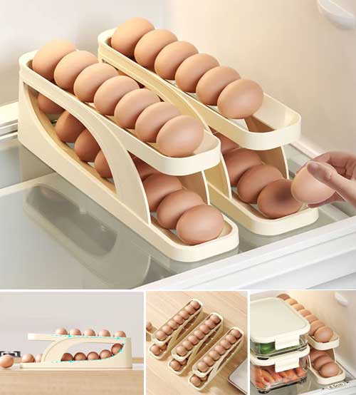 Automatic Rolling Egg Box